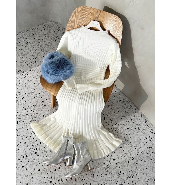 MERCURYDUO「フェイクレザーデザインヒールストレッチショートブーツ」|ショートブーツ|