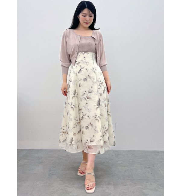 MERCURYDUO「コンパクトシアーカーディガン」|カーディガン|