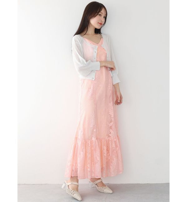 MERCURYDUO「コンパクトシアーカーディガン」|カーディガン|