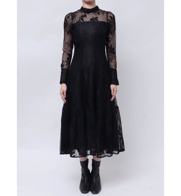 MERCURYDUO「レースティアードワンピース」|ワンピース|