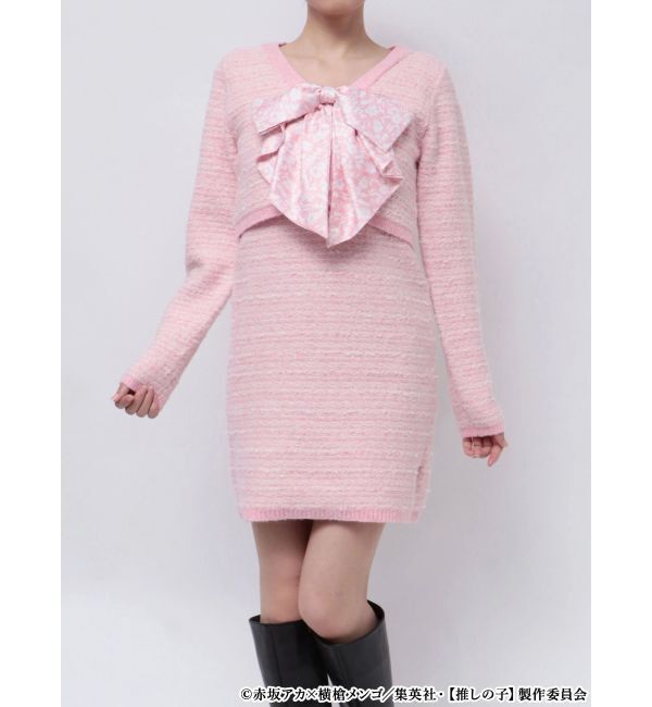 MERCURYDUO「TVアニメ【推しの子】ツイードカーディガンセットミニニットワンピース」|ワンピース|