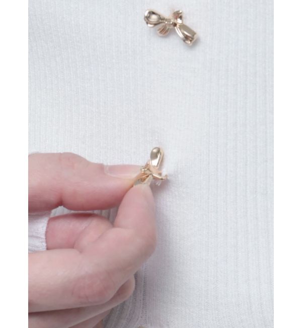 MERCURYDUO「2WAYオフショルデザインボタンニット」|ニット・セーター|