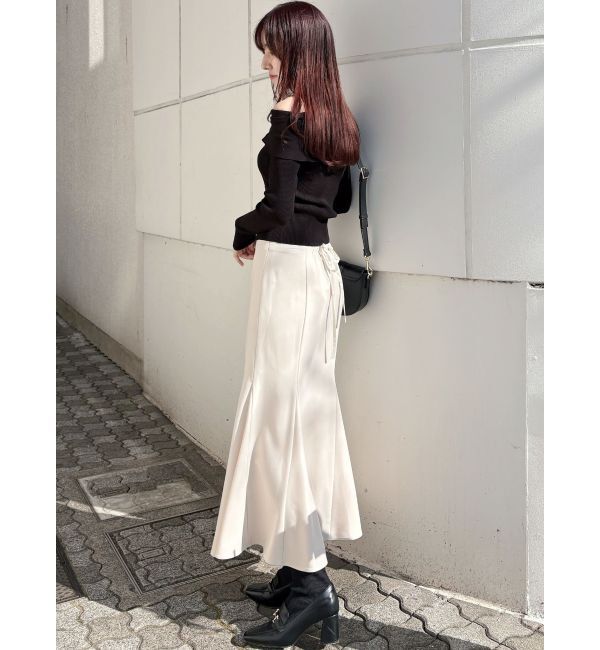 MERCURYDUO「2WAYオフショルデザインボタンニット」|ニット・セーター|