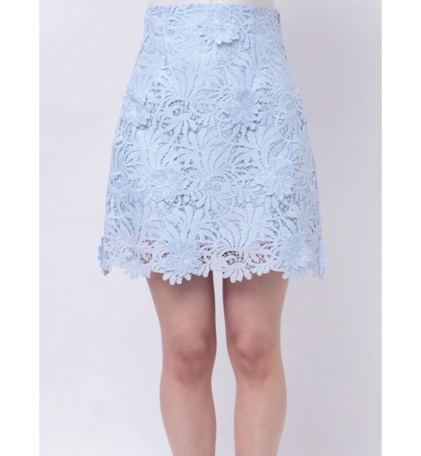 MERCURYDUO「3Dスカラップレースミニスカート」|スカート|