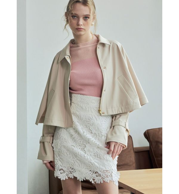 MERCURYDUO「3Dスカラップレースミニスカート」|スカート|