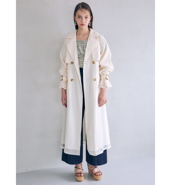 MERCURYDUO「クリアチューブウェッジサンダル」|サンダル|