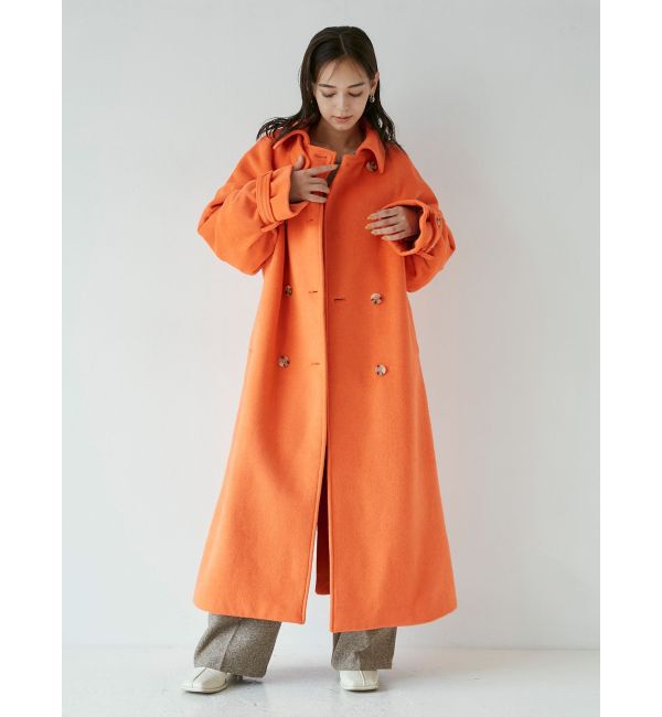 MURUA「ダブルステンカラーコート」|ステンカラーコート|