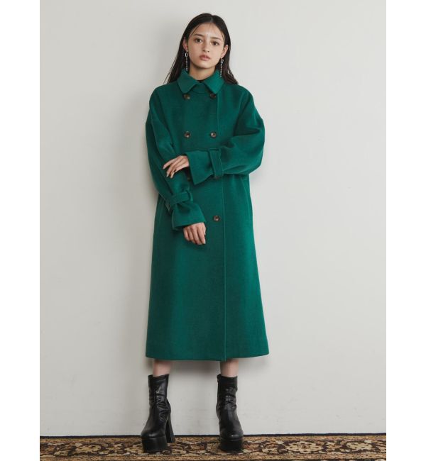 MURUA「ダブルステンカラーコート」|ステンカラーコート|