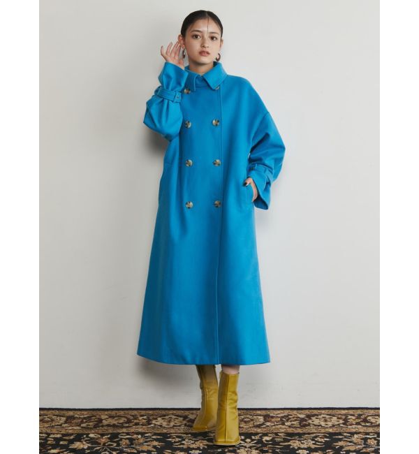 MURUA「ダブルステンカラーコート」|ステンカラーコート|