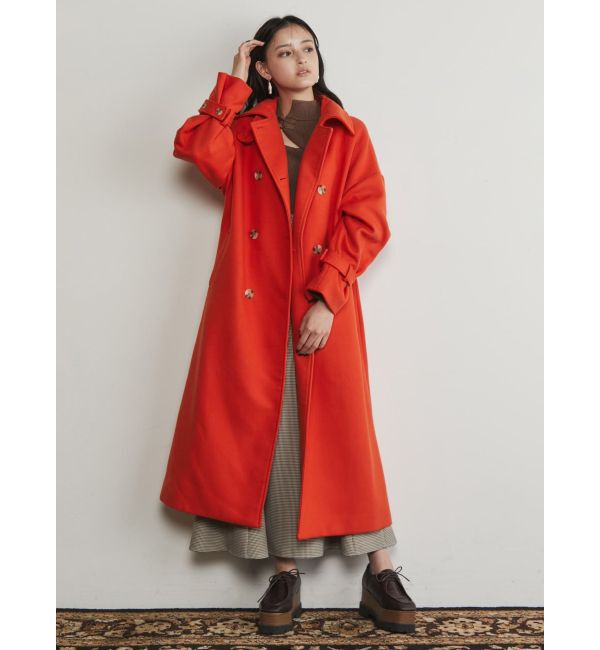 MURUA「ダブルステンカラーコート」|ステンカラーコート|