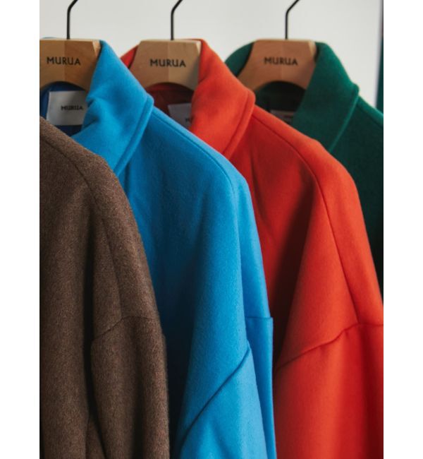 MURUA「ダブルステンカラーコート」|ステンカラーコート|