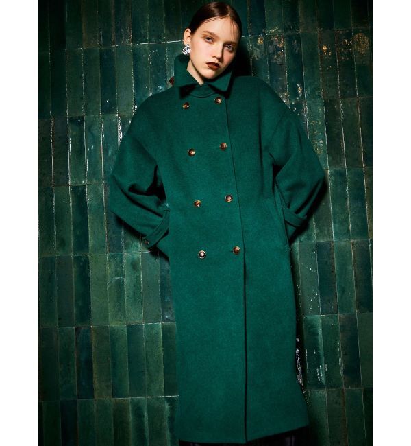 MURUA「ダブルステンカラーコート」|ステンカラーコート|