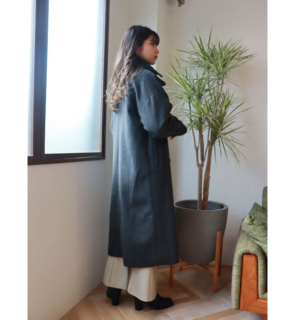 MURUA「ダブルステンカラーコート」|ステンカラーコート|