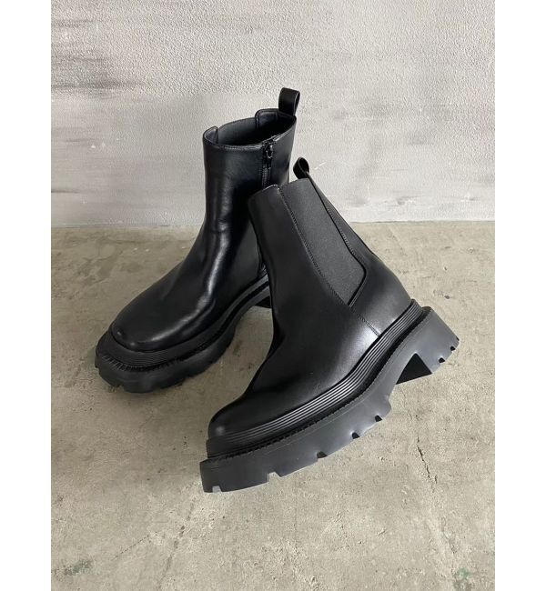 MURUA「サイドゴアインソールショートブーツ」|ショートブーツ|ブラック