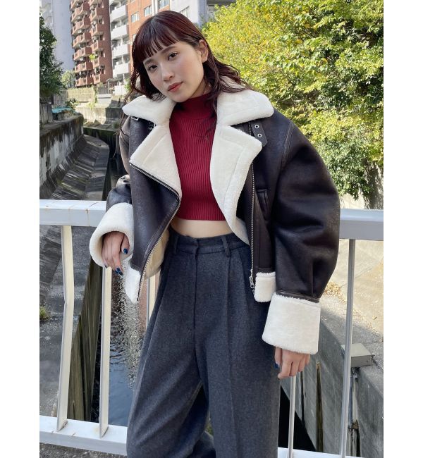 MURUA「ウールライクタックワイドパンツ」|その他|