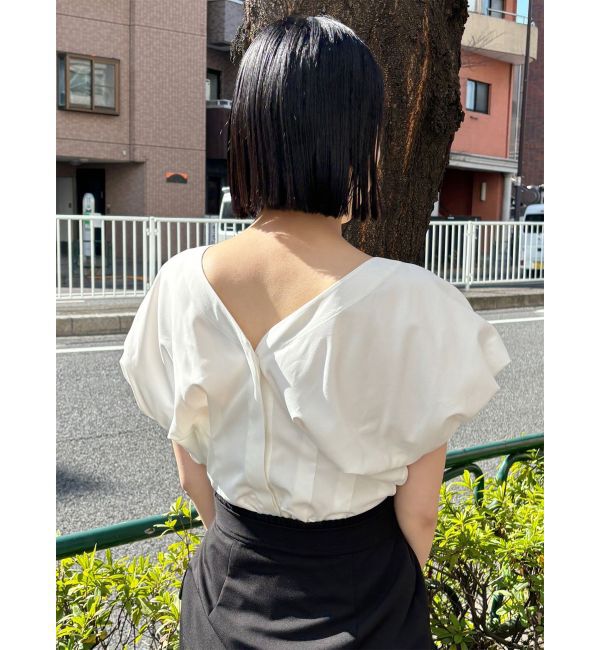 MURUA「2WAYウエストタックショートトップス」|シャツ・ブラウス|