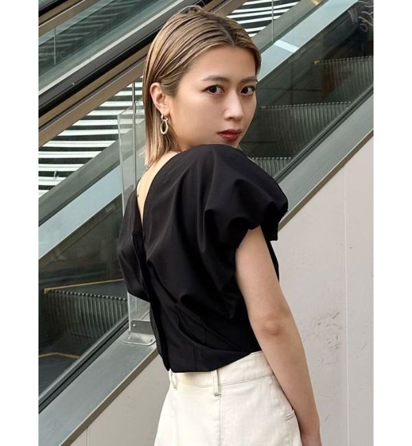 MURUA「2WAYウエストタックショートトップス」|シャツ・ブラウス|