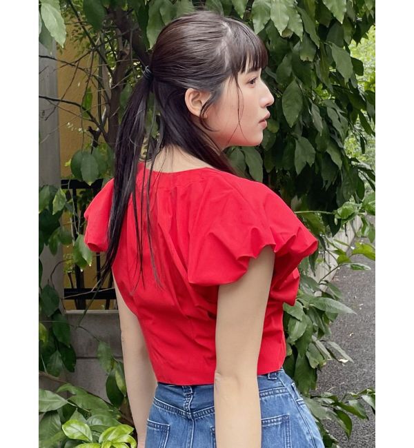 MURUA「2WAYウエストタックショートトップス」|シャツ・ブラウス|