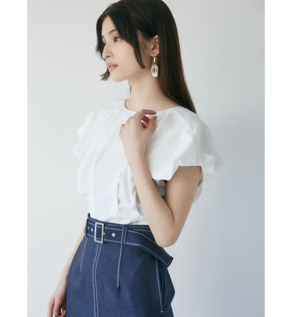 MURUA「2WAYウエストタックショートトップス」|シャツ・ブラウス|