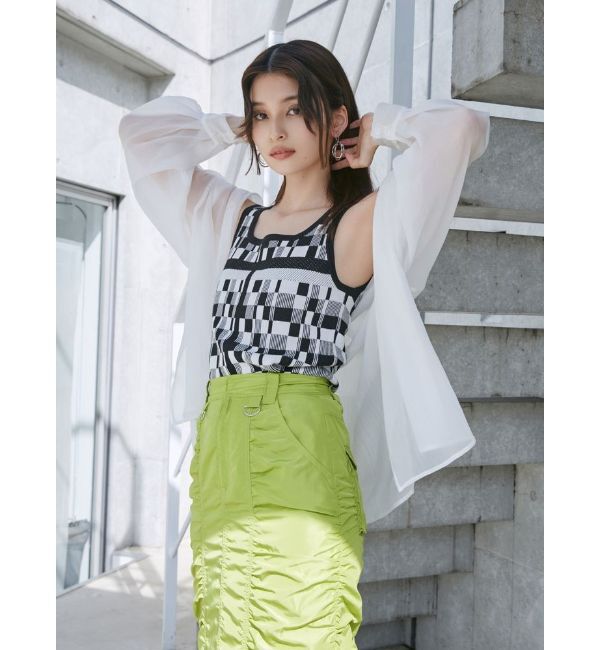 MURUA「シアーシャイニーボリュームシャツ」|シャツ・ブラウス|