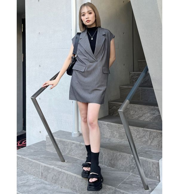 MURUA「2wayカットオフミニワンピース」|ワンピース|