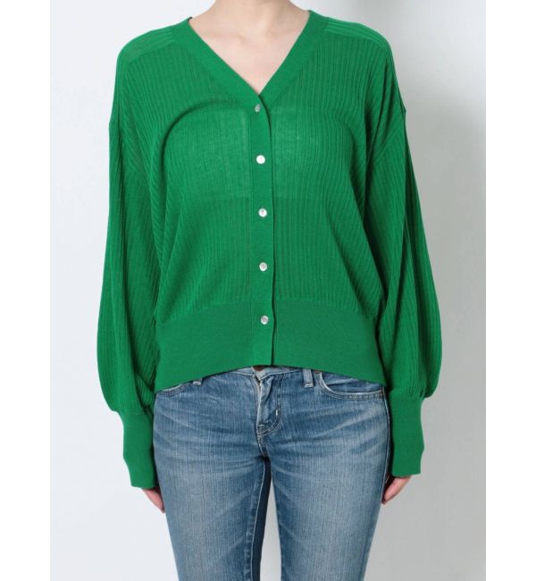 Ungrid「シアーボリュームニットカーデ」|カーディガン|