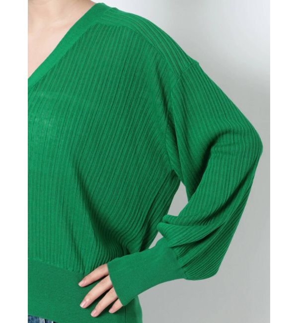 Ungrid「シアーボリュームニットカーデ」|カーディガン|