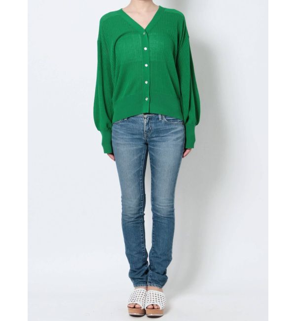 Ungrid「シアーボリュームニットカーデ」|カーディガン|