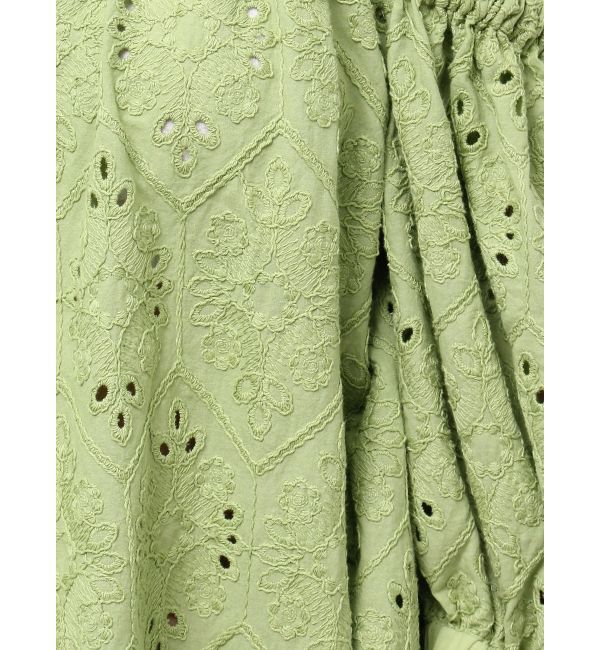 Ungrid「カットワークレースオフショルワンピース」|ワンピース|