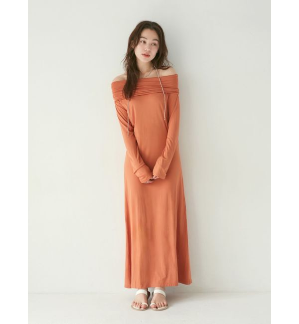 Ungrid「オフショルフィットワンピース」|ワンピース|