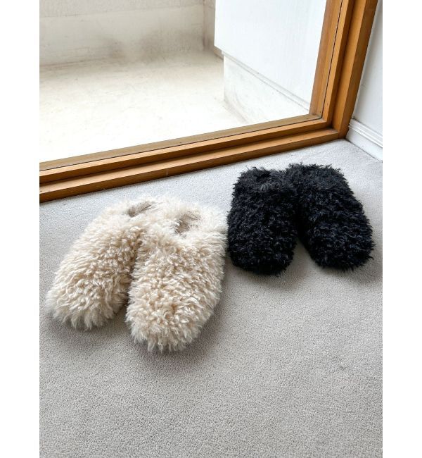 Ungrid「ボアフラットシューズ」|その他|