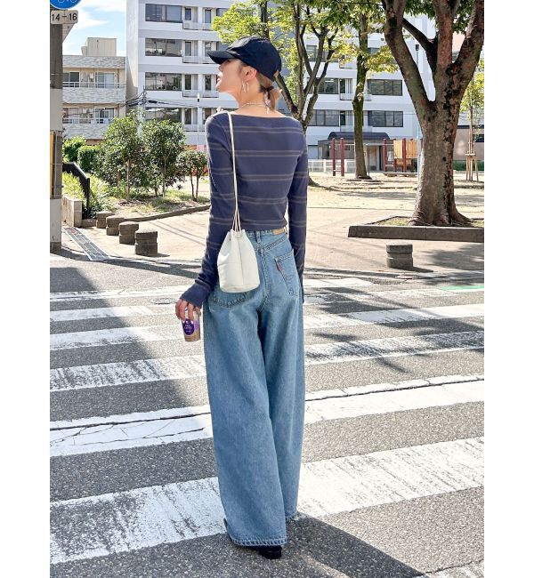 Ungrid「ボリュームルーズデニム」|デニム|