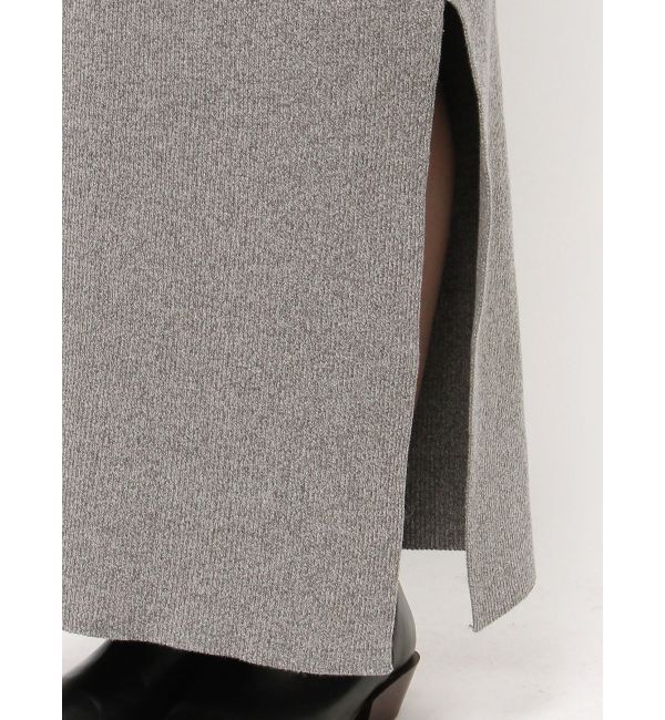 Ungrid「サイドスリットリブニットスカート」|スカート|