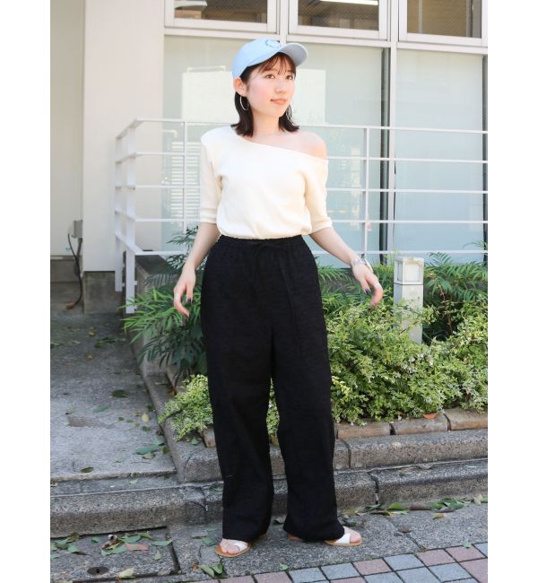 Ungrid「ワンショルテレコTee」|Tシャツ・カットソー|