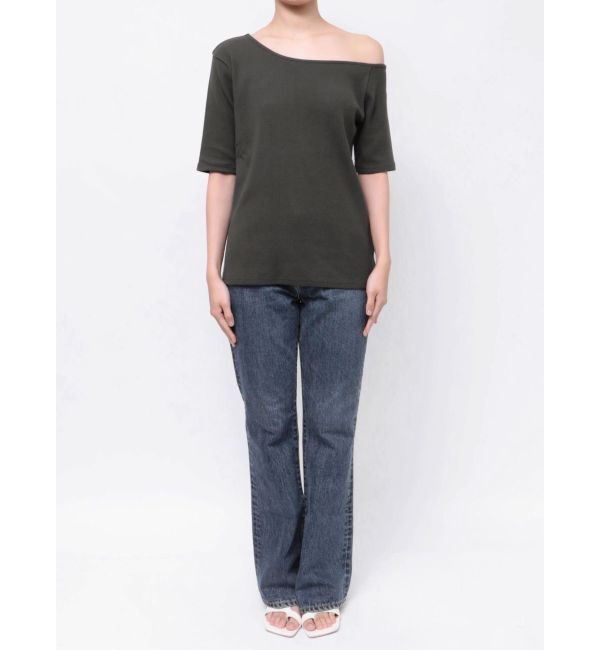 Ungrid「ワンショルテレコTee」|Tシャツ・カットソー|