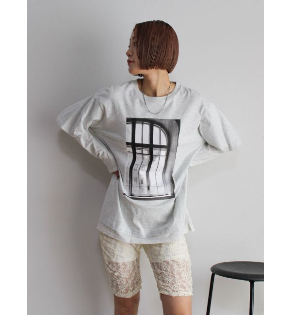 Ungrid「フォトプリントレイヤードロングスリーブTee」|Tシャツ・カットソー|