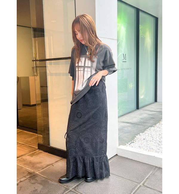 Ungrid「フォトプリントレイヤードロングスリーブTee」|Tシャツ・カットソー|