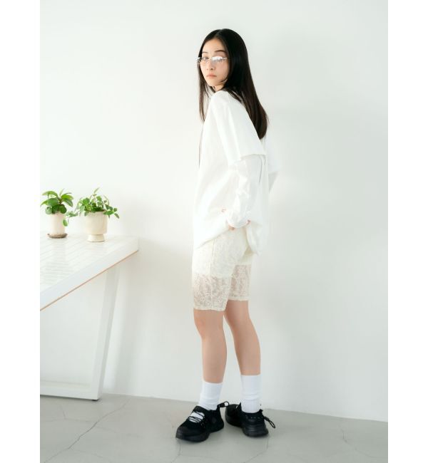 Ungrid「レースデザインサイクルパンツ」|その他|