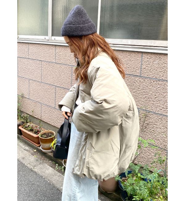 Ungrid「ミドル丈中綿ルーズブルゾン」|ブルゾン・スタジャン|