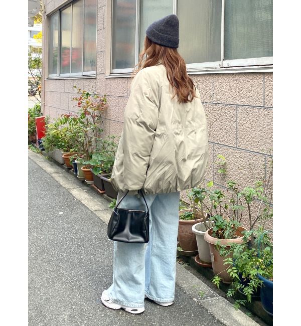 Ungrid「ミドル丈中綿ルーズブルゾン」|ブルゾン・スタジャン|