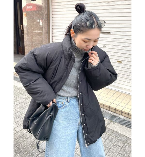 Ungrid「ミドル丈中綿ルーズブルゾン」|ブルゾン・スタジャン|