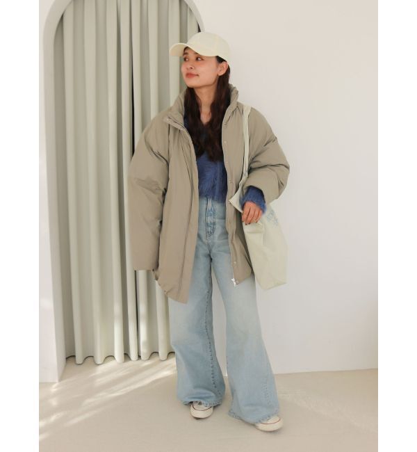 Ungrid「ミドル丈中綿ルーズブルゾン」|ブルゾン・スタジャン|