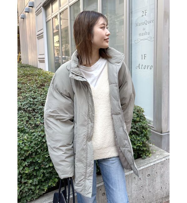 Ungrid「ミドル丈中綿ルーズブルゾン」|ブルゾン・スタジャン|