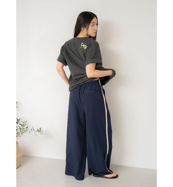 Ungrid「ラインデザインラフタックパンツ」|その他|