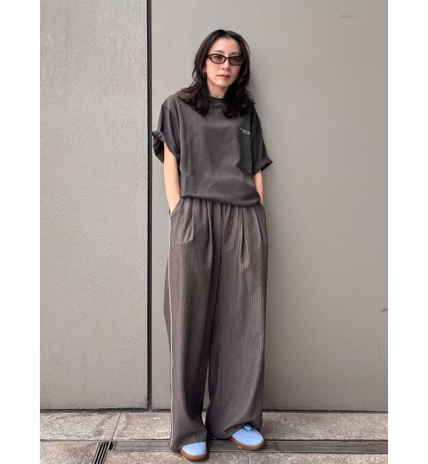 Ungrid「ラインデザインラフタックパンツ」|その他|