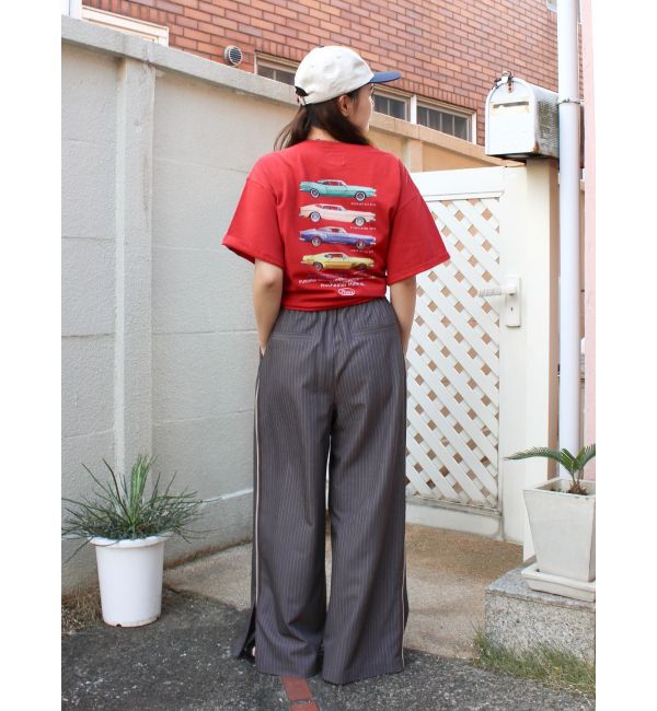 Ungrid「ラインデザインラフタックパンツ」|その他|