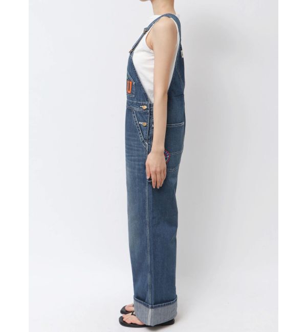 Ungrid「Lee別注 ワッペンデザインデニムサロペット」|オールインワン|