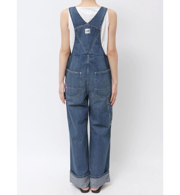 Ungrid「Lee別注 ワッペンデザインデニムサロペット」|オールインワン|