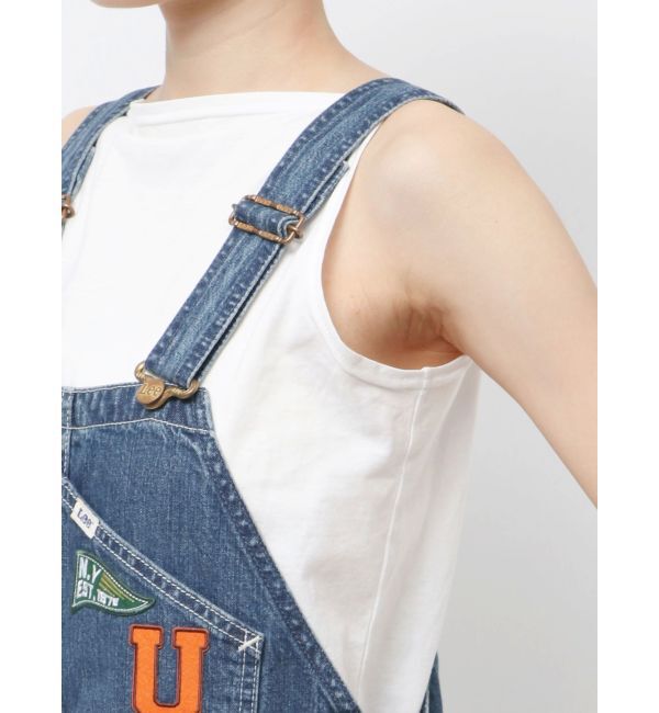 Ungrid「Lee別注 ワッペンデザインデニムサロペット」|オールインワン|