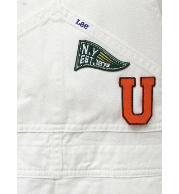 Ungrid「Lee別注 ワッペンデザインデニムサロペット」|オールインワン|